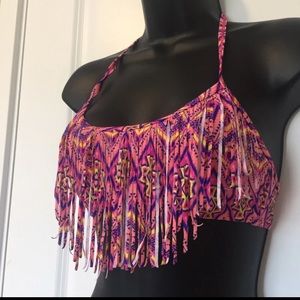 Forever 21 Halter Fringed Boho